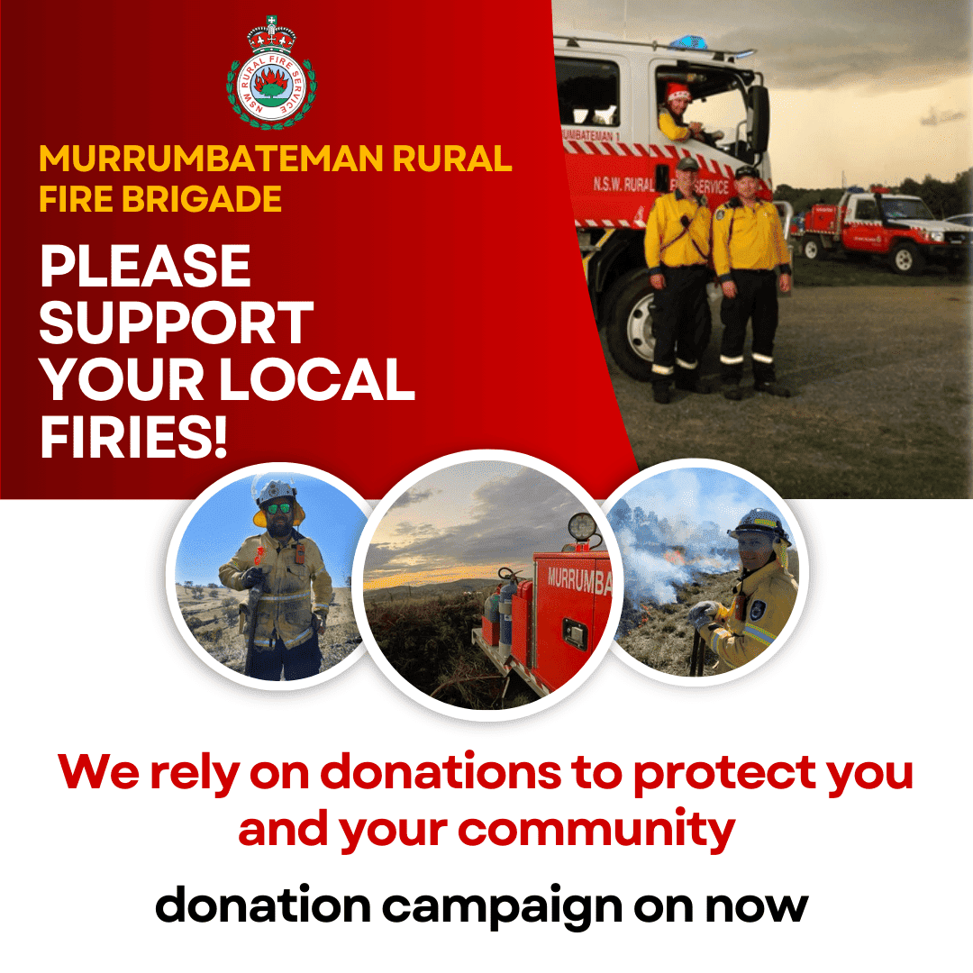 Murrumbateman Rural Fire Brigade - Please support your local firies